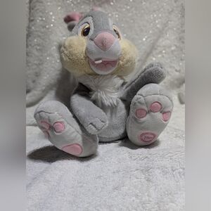 Disney Store Thumper Plush | Genuine Original Authentic | Gray Bunny